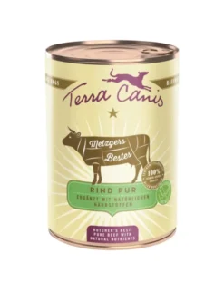6 x Terra Canis Metzgers Bestes Pur Rind 400g