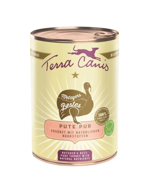 6 x Terra Canis Metzgers Bestes Pur Pute 400g