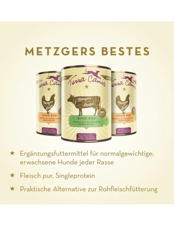 6 x Terra Canis Metzgers Bestes Pur Pute 400g