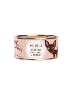 18 x Terra Canis Minis Huhn mit Pastinake und Kamille 100g