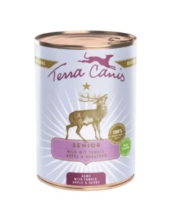 6 x Terra Canis Senior Wild mit Tomate, Apfel & Gesundheitskräutern 400g