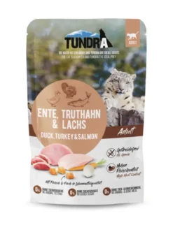 16 x Tundra Cat Ente, Truthahn & Lachs 85g