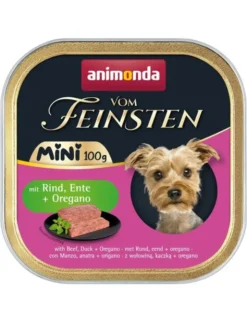 32 x Vom Feinsten Adult Mini mit Rind, Ente & Oregano 100g