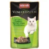18 x Vom Feinsten Adult Weißer Thunfisch, Calamari & Algen in Muschelsauce 50g