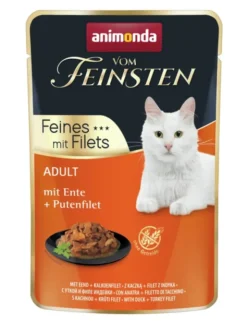 18 x Vom Feinsten Feines mit Filets Adult mit Ente & Putenfilet 85g