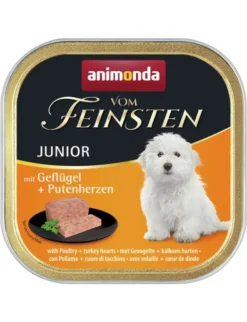 22 x Vom Feinsten Junior mit Geflügel & Putenherzen 150g