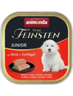 22 x Vom Feinsten Junior mit Rind & Geflügel 150g