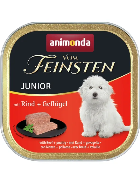 22 x Vom Feinsten Junior mit Rind & Geflügel 150g