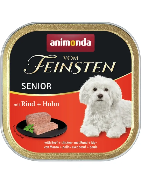 22 x Vom Feinsten Senior mit Rind & Huhn 150g