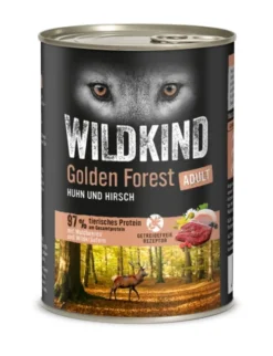 6 x WILDKIND Adult Golden Forest Huhn und Hirsch 400g