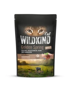 12 x WILDKIND Adult Golden Spring Wildschwein, Huhn und Kaninchen 85g