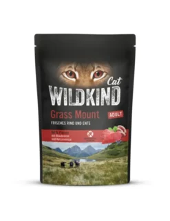 12 x WILDKIND Adult Grass Mount Rind und Ente 85g