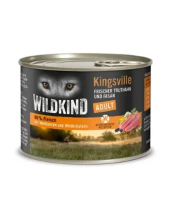 6 x WILDKIND Adult Kingsville Truthahn und Fasan 200g