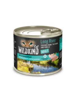 6 x WILDKIND Adult Long River Huhn, Truthahn und Forelle 200g