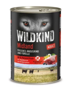 6 x WILDKIND Adult Midland Angusrind und Forelle 400g