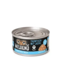 12 x WILDKIND Feine Filets Natur Thunfisch + Lachs 70g