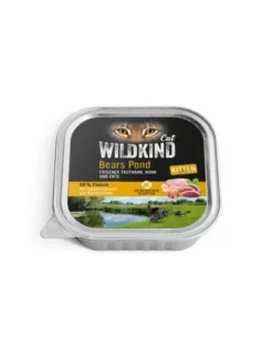 16 x WILDKIND Kitten Bears Pond Truthahn, Huhn und Ente 100g