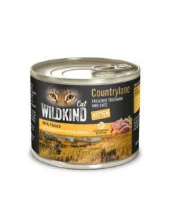 6 x WILDKIND Kitten Countrylane Truthahn und Ente 200g
