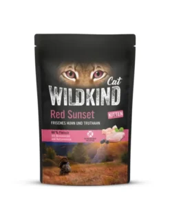12 x WILDKIND Kitten Red Sunset Huhn und Truthahn 85g