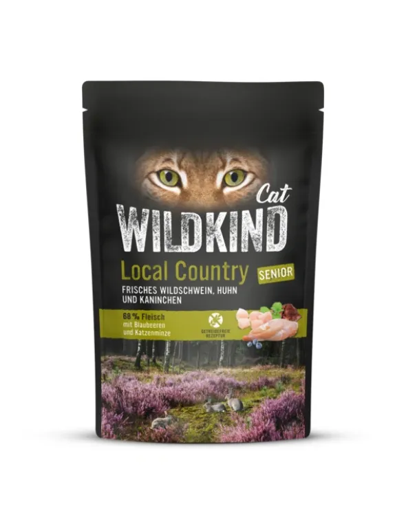 12 x WILDKIND Senior Local Country Wildschwein, Huhn und Kaninchen 85g
