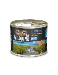 6 x WILDKIND Senior Riverland Truthahn und Forelle 200g