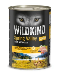 6 x WILDKIND Senior Spring Valley Huhn und Fasan 400g