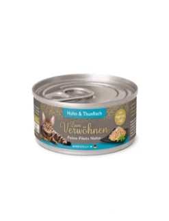 Zum Verwöhnen Feine Filets Natur Huhn & Thunfisch 70g