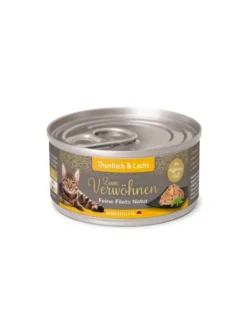 Zum Verwöhnen Feine Filets Natur Thunfisch & Lachs 70g